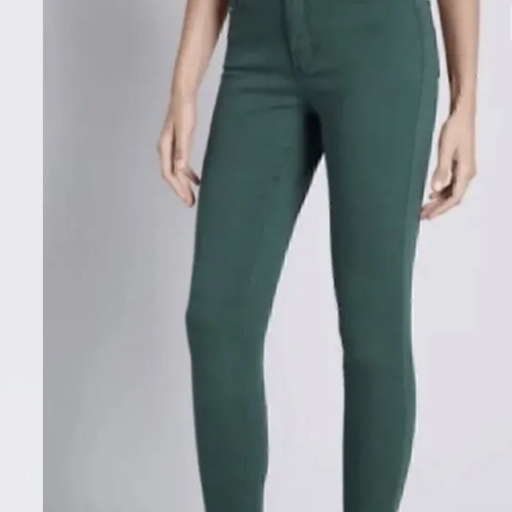 Madewell Skinny Skinny Dark Green Jeans Size 24 Modal Blend